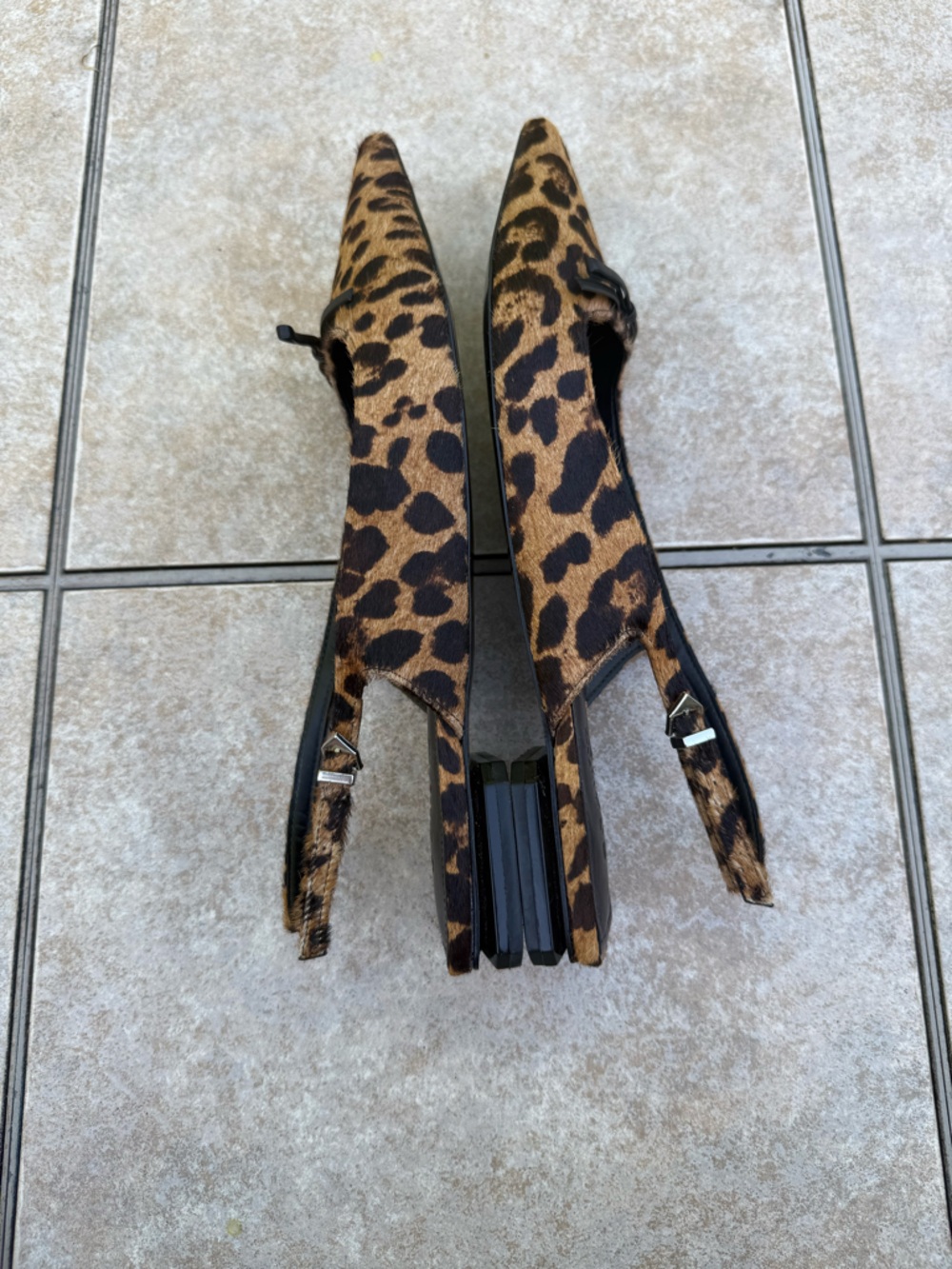 Schutz Violetta Sculpt Ballet Flats, featuring a leopard pattern - Picture 11 of 15